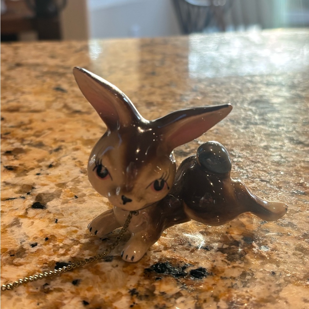 Vintage Porcelain Rabbit Figurine
